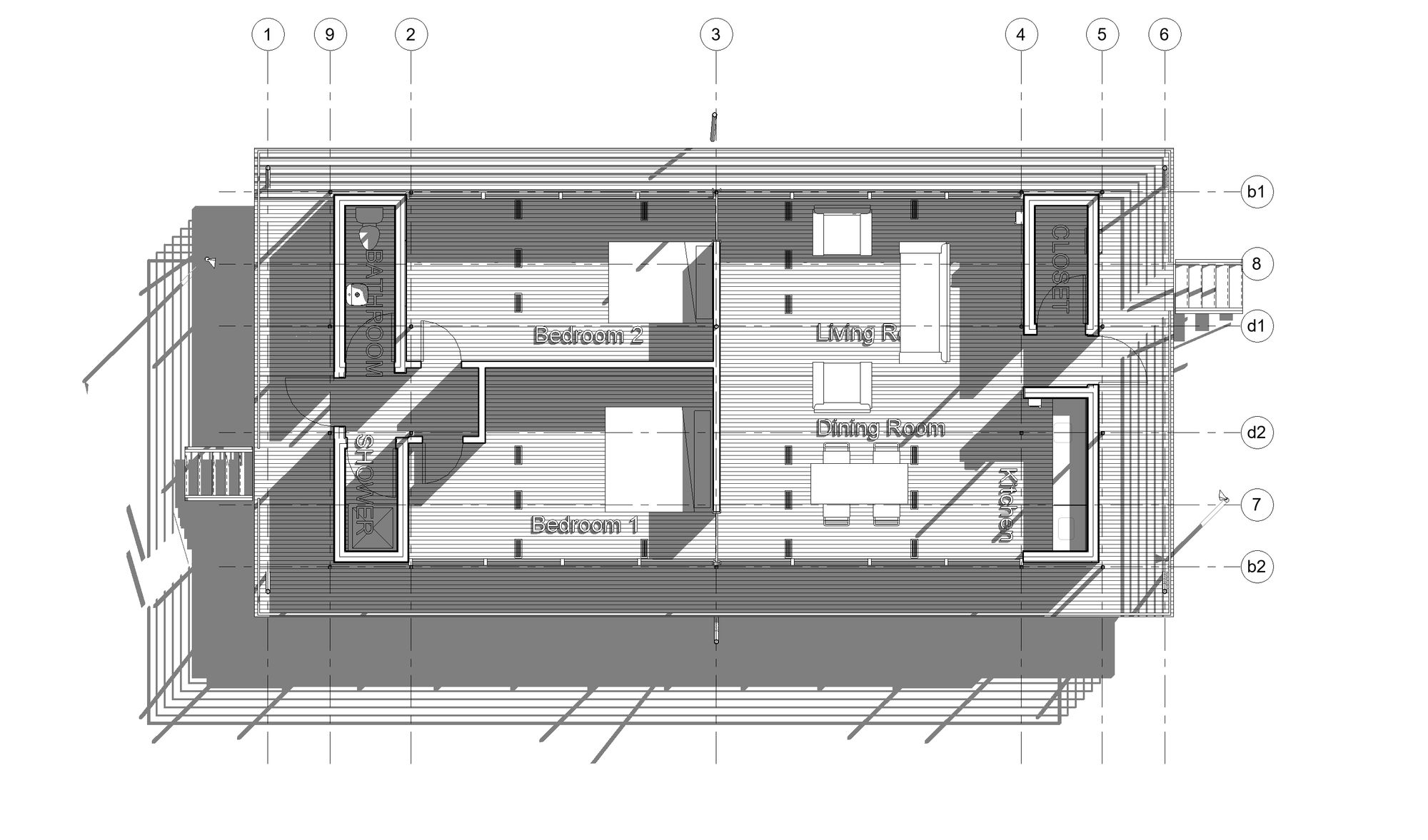 Build an ADU with tensile structures